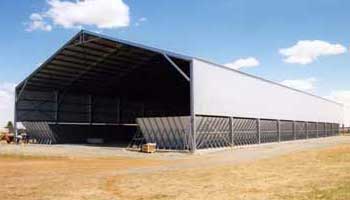 Bulkstor grain storage building
